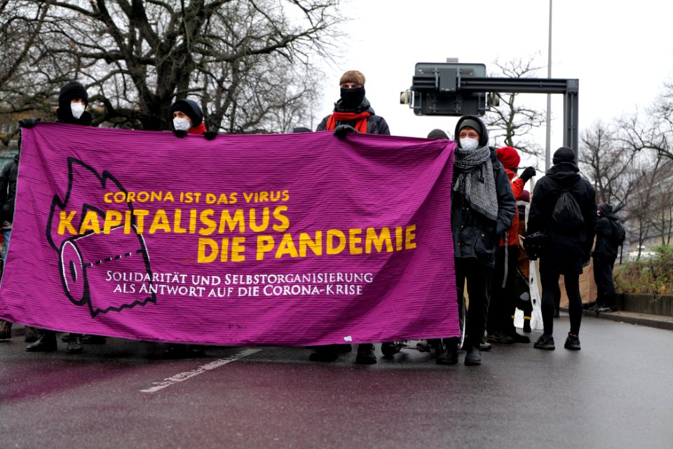 Lockdown Capitalism demonstration Berlin 2021-01-23 07