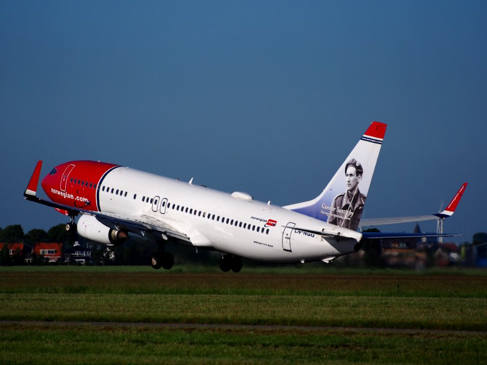 LN-NGG Norwegian Air Shuttle Boeing 737-8JP(WL) takeoff from Schiphol (AMS - EHAM), The Netherlands, 11june2014, pic-4