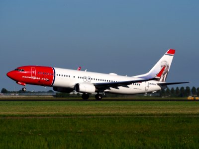 LN-NGA Boeing 737-800 Norwegian takeoff from Schiphol (AMS - EHAM), The Netherlands, 16may2014, pic-2