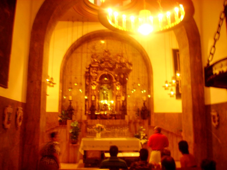 Lluc Kloster Nuestra Senora de Lluc Basilika Innen Heiligtum 1