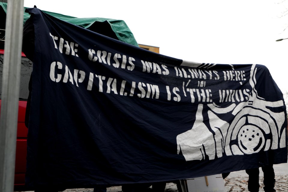 Lockdown Capitalism demonstration Berlin 2021-01-23 01