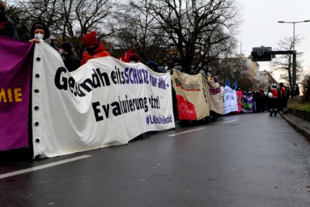 Lockdown Capitalism demonstration Berlin 2021-01-23 21