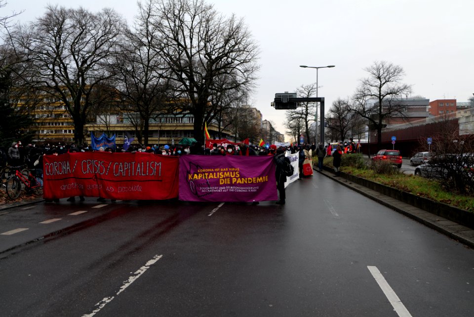 Lockdown Capitalism demonstration Berlin 2021-01-23 12