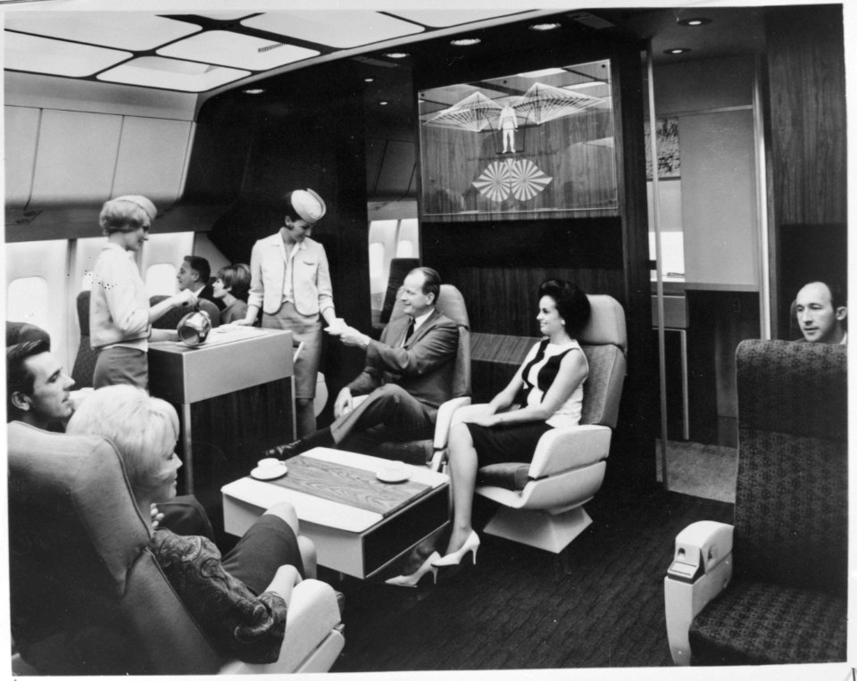 Lockheed L 1011 voorjaar 1970. Interieur, Bestanddeelnr 920-8129