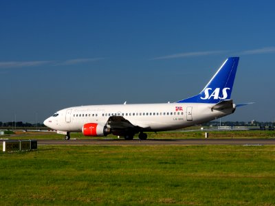 LN-BRX SAS Scandinavian Airlines Boeing 737-505 - cn 25797 taxiing 15july2013 pic-007