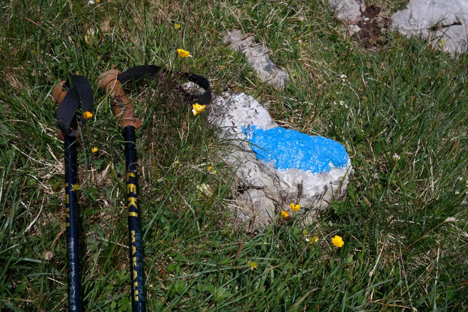 Hike waymarks embroidery