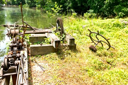 Lock 9 Drop Mechanism Detail on Chesapeake and Ohio Canal