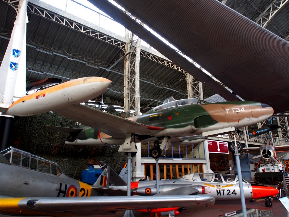 Lockheed T-33 in the Royal Military Museum Brussels