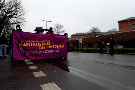 Lockdown Capitalism demonstration Berlin 2021-01-23 09