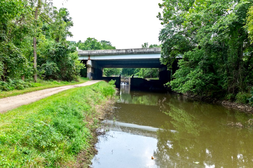 Lock 13 seen under bridge