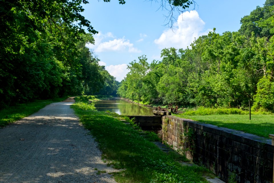 Lock 10 looking upstream Chesapeake and Ohio Canal