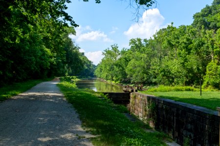 Lock 10 looking upstream Chesapeake and Ohio Canal