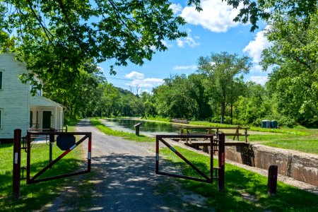 Lock 70 Oldtown with lockhouse on Chesapeake and Ohio Canal