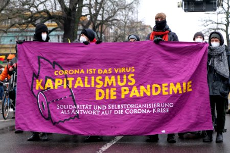 Lockdown Capitalism demonstration Berlin 2021-01-23 06