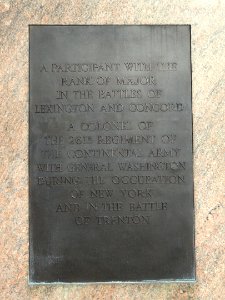 Loammi Baldwin by Herbert Adams, plaque - DSC04119