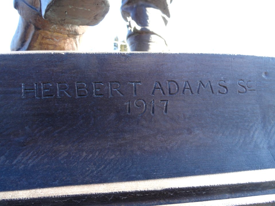 Loammi Baldwin by Herbert Adams, sculptor name - DSC04126