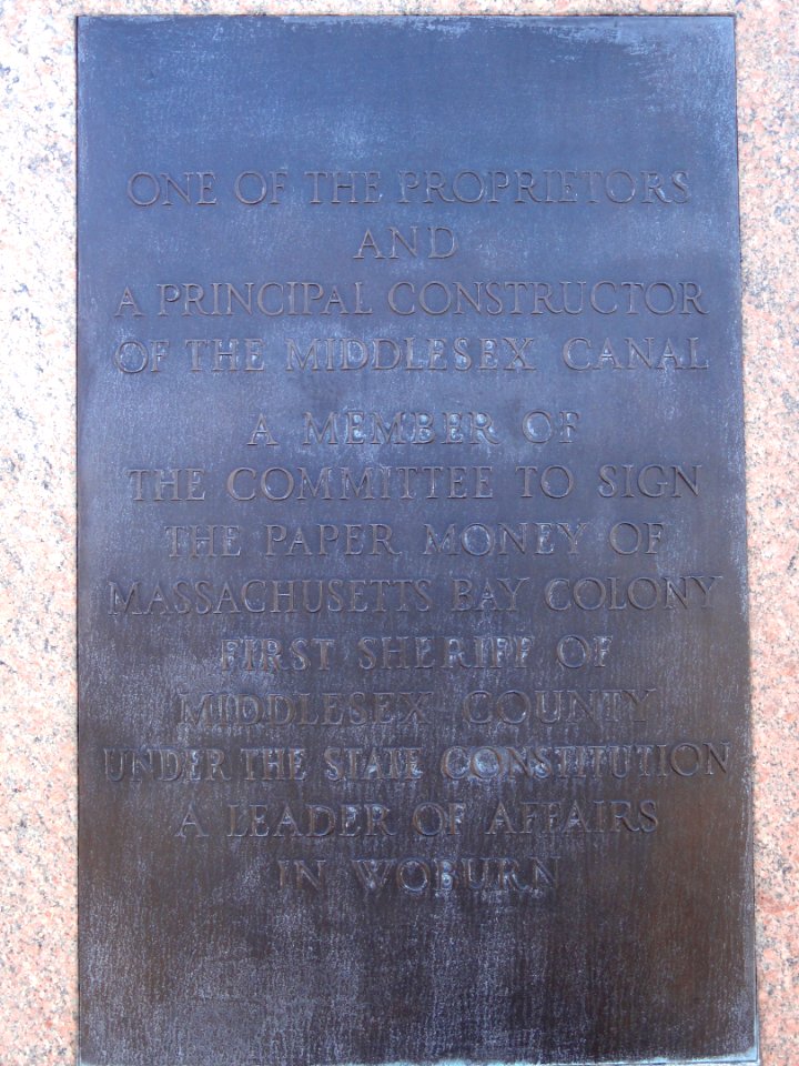 Loammi Baldwin by Herbert Adams, plaque - DSC04124