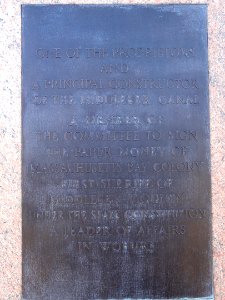 Loammi Baldwin by Herbert Adams, plaque - DSC04124