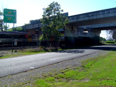 Logan Motorway and Gold Coast railway line photo