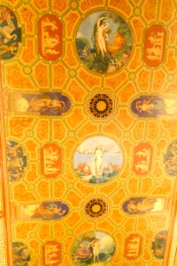 Lobby ceiling - Palmer House Hilton Hotel - Chicago, Illinois, USA - DSC06278