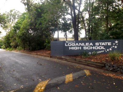 Loganlea State High School southern entrance photo