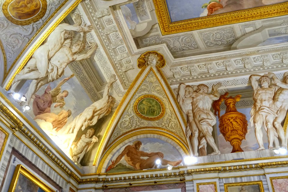 Loggia di Lanfranco, ceiling detail - Galleria Borghese - Rome, Italy - DSC04693