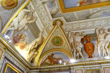 Loggia di Lanfranco, ceiling detail - Galleria Borghese - Rome, Italy - DSC04693