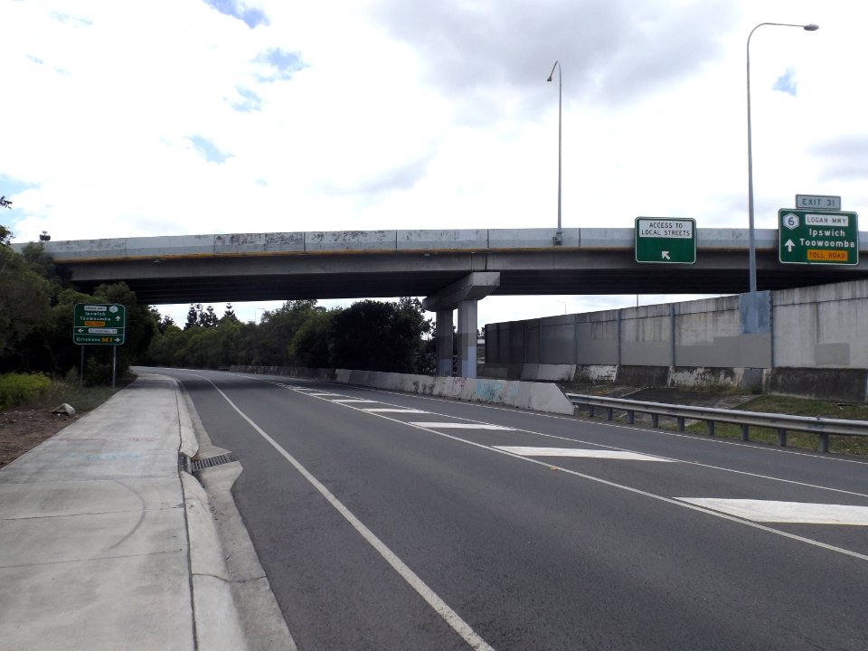 Logan Motorway intersection with Pacific Motorway at Loganholme, Queensland