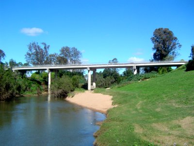 Logan River and bridge