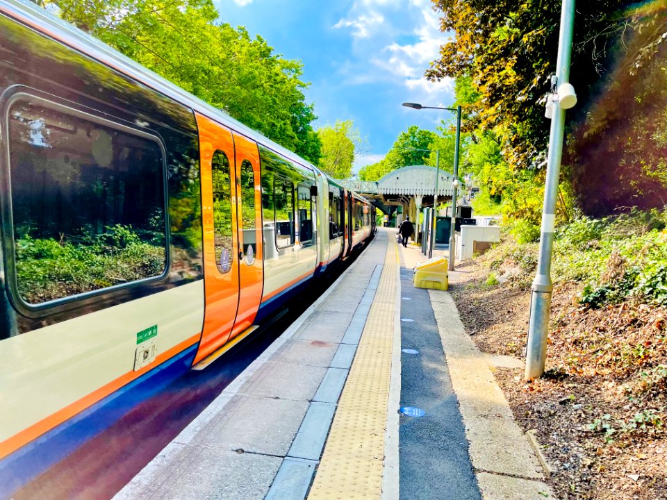 LO Class 710 at Emerson Park, towards Romford, 2021