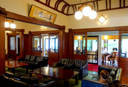 Lobby - Fujiya Hotel - Hakone, Japan - DSC06096