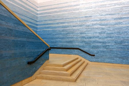 Lobby stairway - Blanton Museum of Art - Austin, Texas - DSC07607 photo