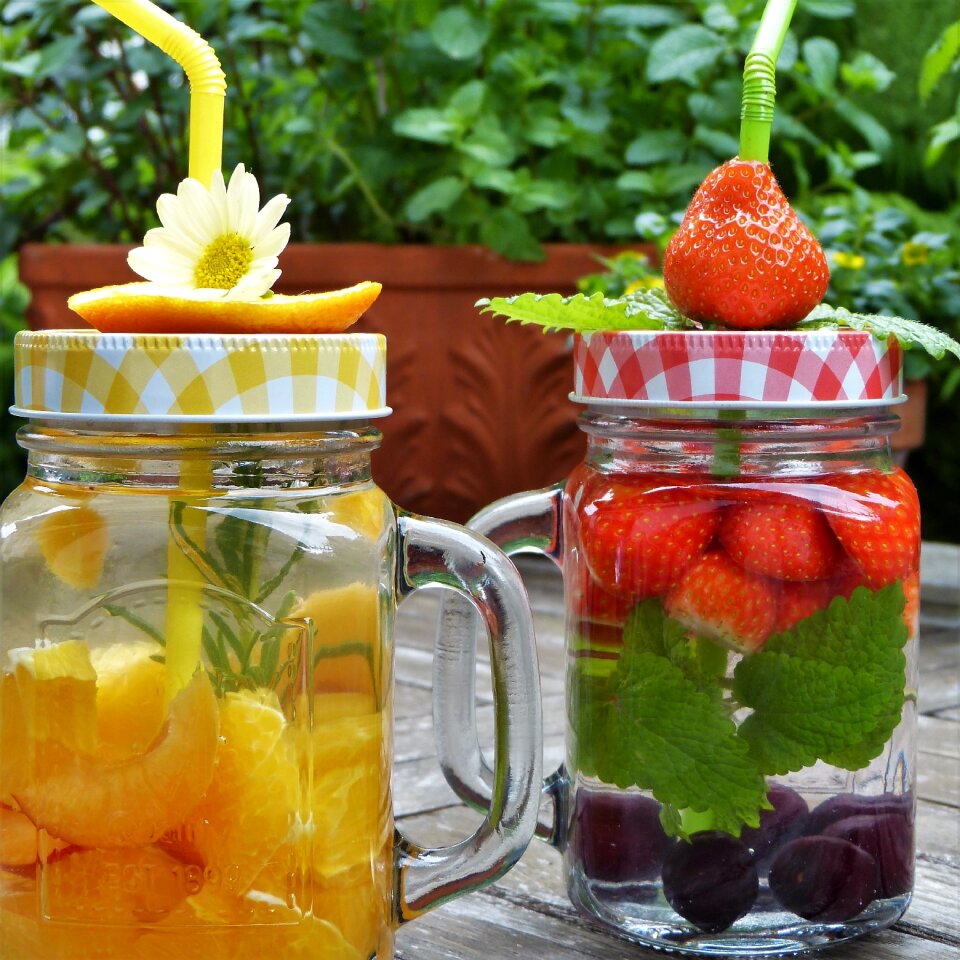 Fruits water drink colorful