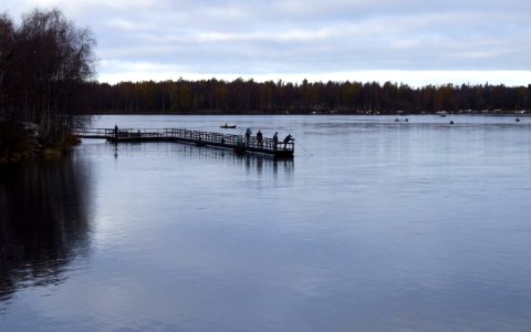 Long-handle Net Fishing Oulu 20091020