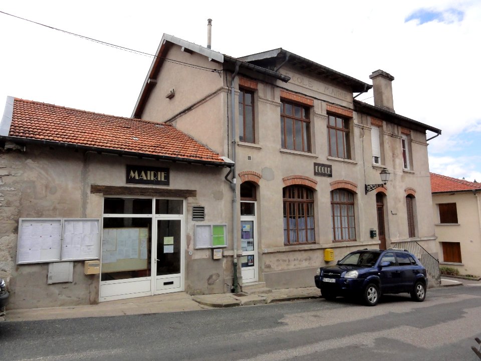 Longeaux (Meuse) mairie-école