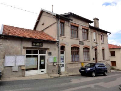 Longeaux (Meuse) mairie-école