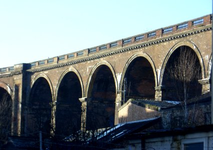 London Road Railway Viaduct seen from Preston Road, Brighton (December 2013) (3)