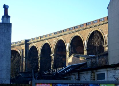 London Road Railway Viaduct seen from Preston Road, Brighton (December 2013) (4)