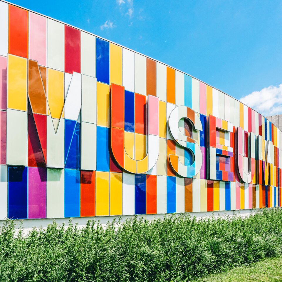 Colorful colourful museum