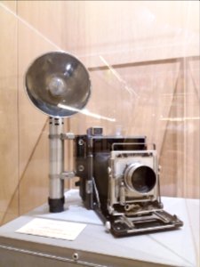 London - Design Museum, Stanley Kubrick's Graflex Pacemaker, 1942