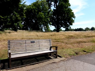 London - Kensington Gardens, Rudolf Steiner bench