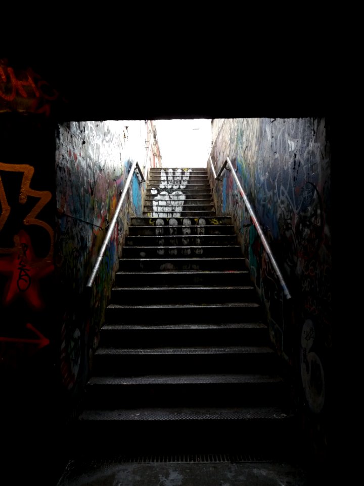 London - Leake Street, stairs