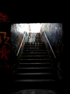 London - Leake Street, stairs photo