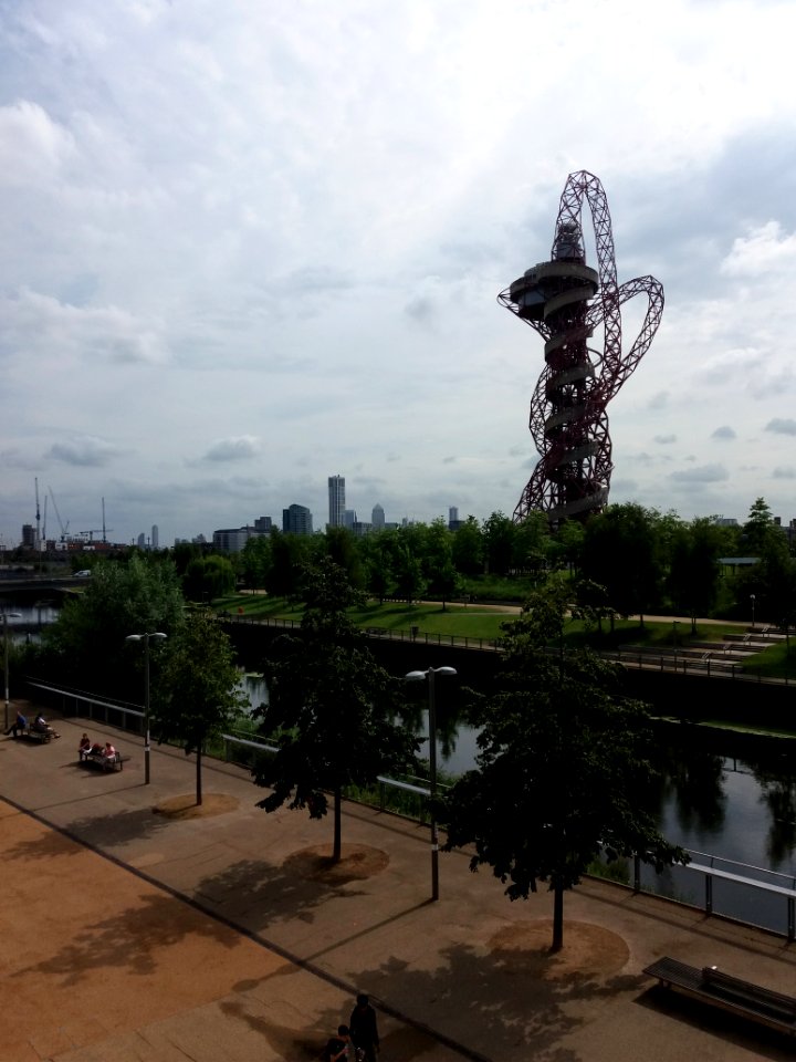 London, Stratford - Park and ArcelorMittal Orbit tower