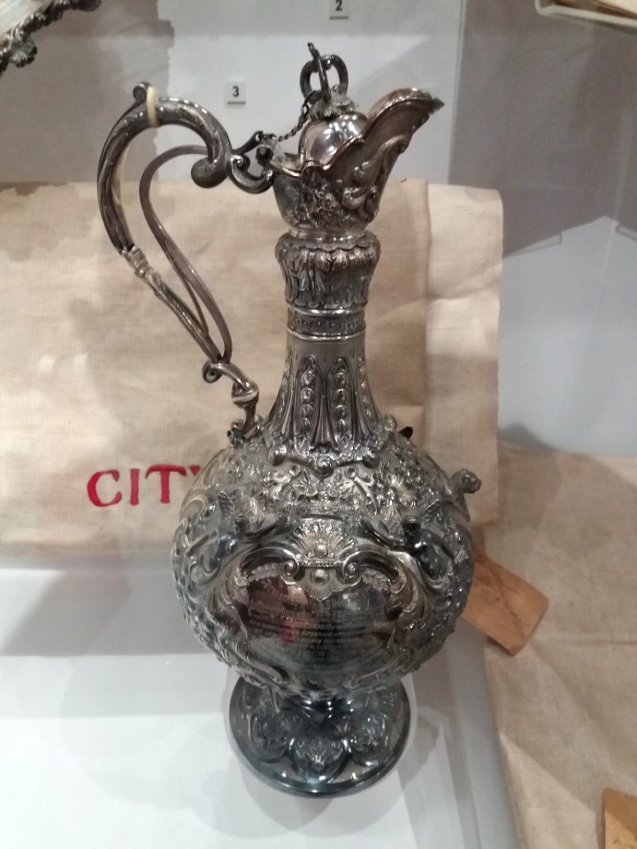 London - City of London Police Museum, claret jug, 1885