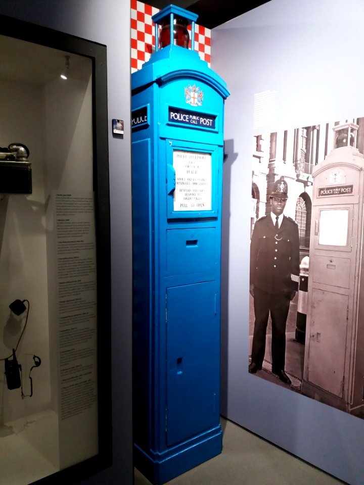 London - City of London Police Museum, call box