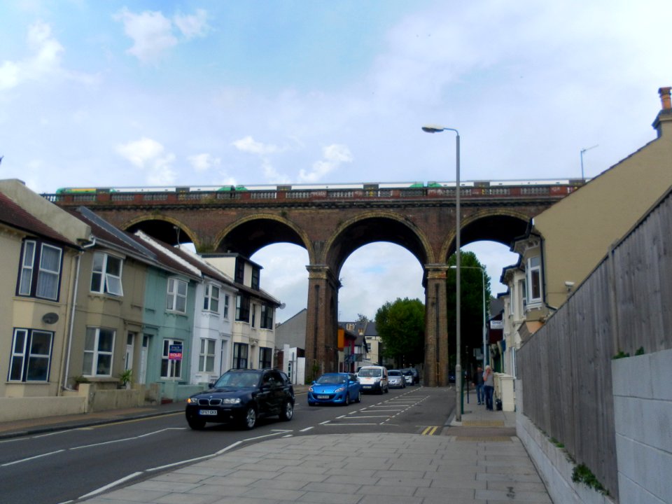 London Road Railway Viaduct seen from Preston Road, Brighton (September 2011) (3)