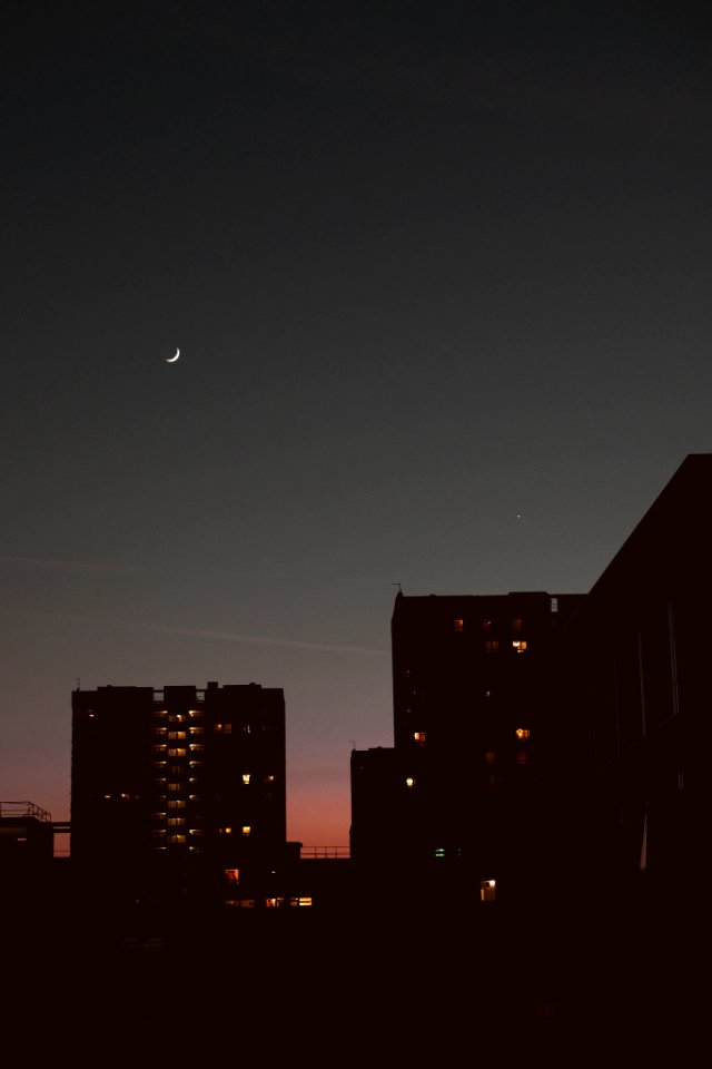 London Night Sky Tower Blocks (254204163)