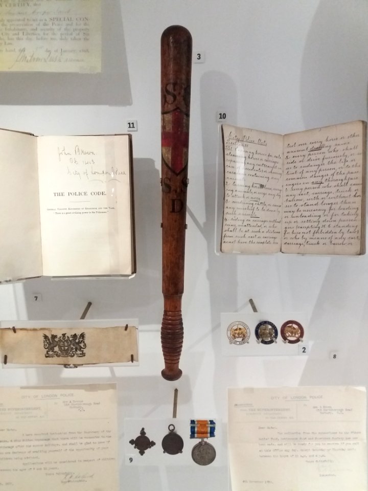 London - City of London Police Museum, Special Constabulary truncheon