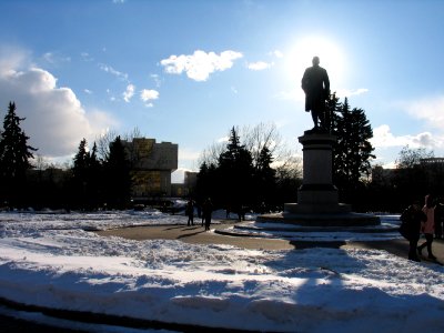 Lomonosov monument 2018-03-28